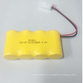 PKCELL NI-CD SC1500mAh Bateria Recarregável 4.8V com Interface de Fita